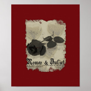 Fausse affiche de film de Romeo et de Juliet