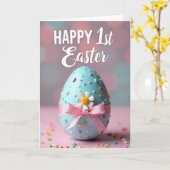 Fausse Carte de Pâques Glitter First (Fleur jaune)