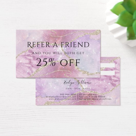 fausse carte de référence de l'effet pearlescent (Bureau)