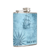 Fausse carte du Vieux Monde, flasque à hipster en (Droite)