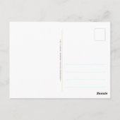 Fausse carte postale Accusations (Dos)