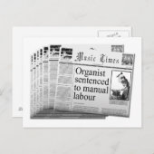 fausse carte postale du journal épellation au Roya (Devant / Derrière)