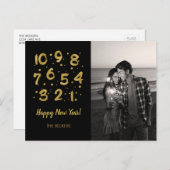 Fausse carte postale photo de compte à rebours en (Devant / Derrière)