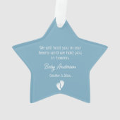 Fausse couche / Bébé Perte Memorial Noël (dos)