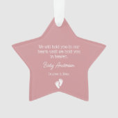 Fausse couche / Bébé Perte Memorial Noël (devant)