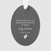 Fausse couche / Bébé Perte Memorial Noël (dos)