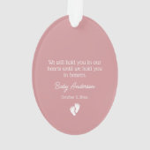 Fausse couche / Bébé Perte Memorial Noël (dos)