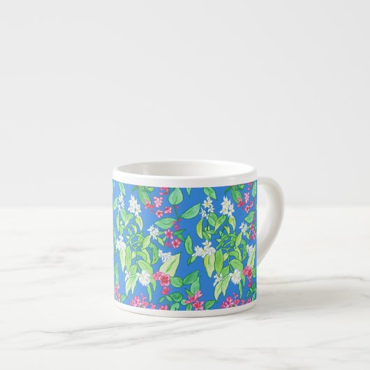 Fausse orange et Weigelia Espresso Mug (Devant droit)