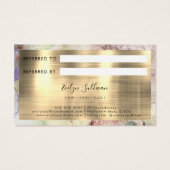 fausse parties scintillant aquarelle et Gold Foil  (Dos)