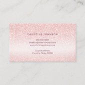 fausse parties scintillant lotus logo carte de fid (Dos)