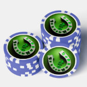 Fausse Trèfle Fer à Cheval Jeton de Poker (Empiler)