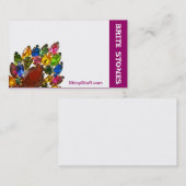 Fausses pierres de carte de visite de bijoux (Devant / Derrière)