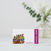 Fausses pierres de carte de visite de bijoux (Debout devant)