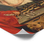 Faust en Mephistopheles die kaas afspelen Poster (Hoek)