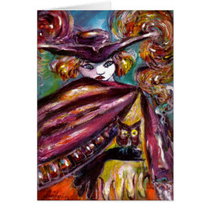 FAUST Mysterieuze Masker Driehoeksige Hoed en Uil 