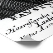 Fausto Sozzini Poster (Hoek)