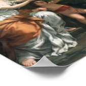 Faustulus verroeit Romulus en Remus Poster (Hoek)