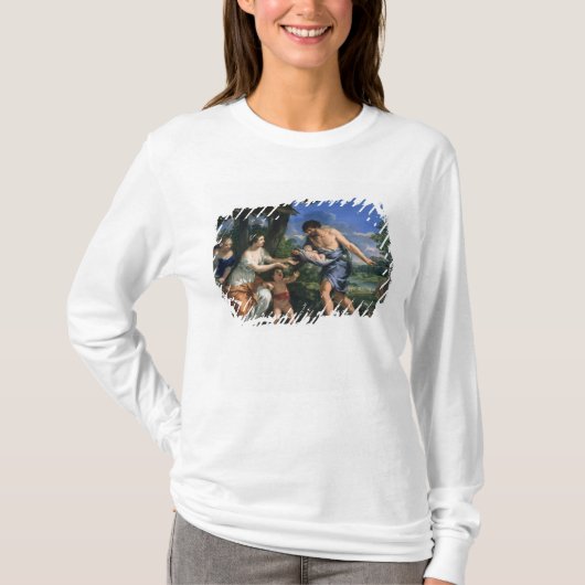 Faustulus verroeit Romulus en Remus T-shirt (Voorkant)