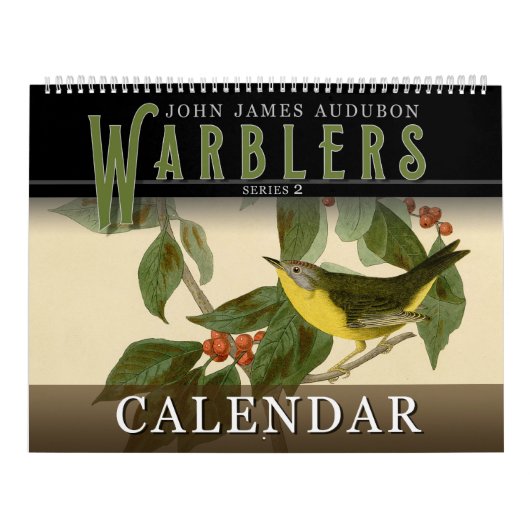 Fauvettes de John Audubon 2 oiseaux de calendrier (Protection)