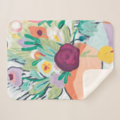 Fauvist Floral II Sherpa Deken (Voorkant (horizontaal))