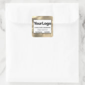 Faux 24k Gold Leaf Professional Logo Label (Tas)