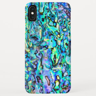 Faux Abalone Paua Shell Digital Pattern iPhone XS Max Hoesje