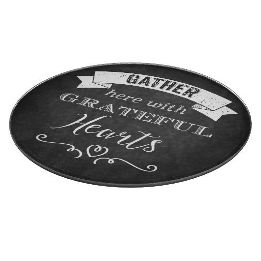 FAUX-alkboard, Grateful Hearts Cutting Board Snijplank (Hoek)