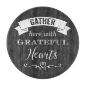 FAUX-alkboard, Grateful Hearts Cutting Board Snijplank (Voorkant)