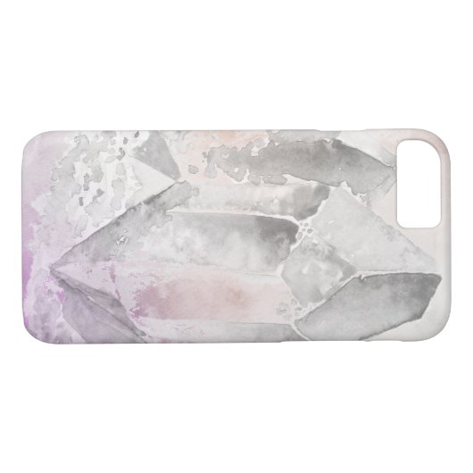 *~* Faux Amethyst Crystal Healing Energy Chakra Case-Mate iPhone Case (Achterkant (Horizontaal))