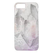 *~* Faux Amethyst Crystal Healing Energy Chakra Case-Mate iPhone Case (Achterkant)