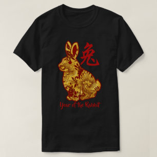 Faux Année D'Or Du T-shirt Rabbit