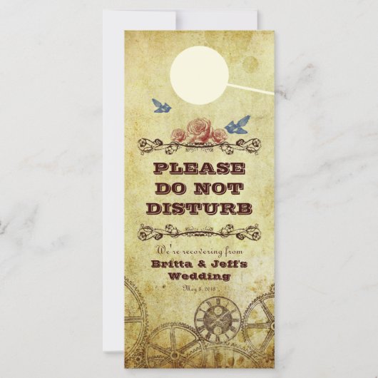 Faux Antiek Gold Victoriaans Steampunk Wedding (Voorkant)