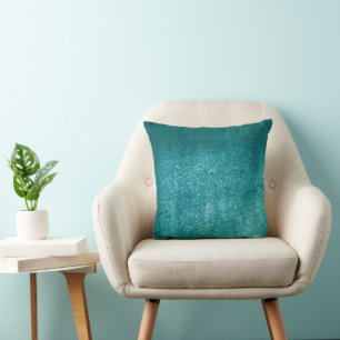 Faux Aqua Velvet illusie Kussen