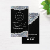 Faux argent iridescente parties scintillant insert (Bureau)