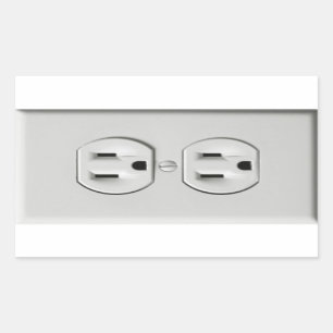 Faux autocollant de polisson de débouché