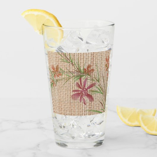 Faux bamboe mat origineel kunstglas glas (Voorkant ijs)