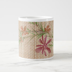 Faux Bamboo Originele Kunst Jumbo Mok