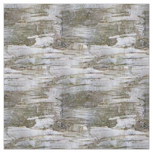 Faux Birch Tree Bark Texture Kijk Pattern Stof