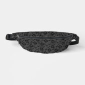 Faux Black Lace Fishnet Fanny Pack - Kies Kleur Heuptasje (Voorkant)