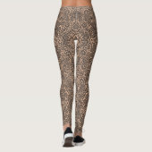 Faux Black Lace Fishnet Leggings romantiques (Dos)