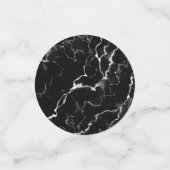 Faux Black Marble Texture Kijk lekker op 16 oktobe Confetti (Kleine voorkant)