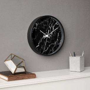 Faux Black Marble Texture Kijk uit