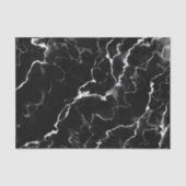 Faux Black Marble Texture Kijk uit Tissuepapier (Voorkant)