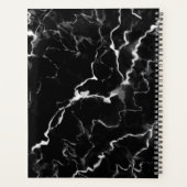 Faux Black Marble Texture Look Avec Texte Personna (Dos)