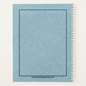 Faux bleu clair et pieuvre bleue (Dos)