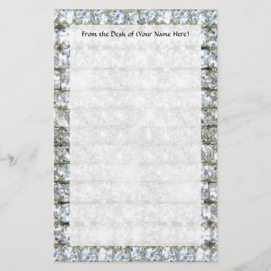 Faux Bling Briefpapier (Voorkant)