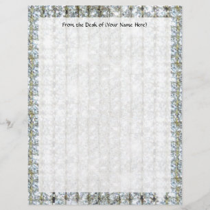 Faux Bling Custom Letterhead Papier