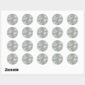 Faux Bling Ronde Sticker (Vel)