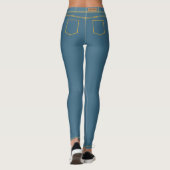 Faux Blue Jeans Leggings "MIGNED" (Dos)