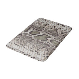Faux Boa Constrictor Snake Skin Bathroom Mat